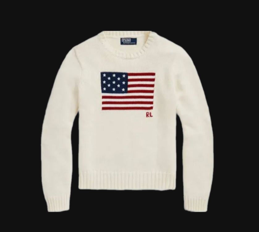 Ra1ph usa flag jumper